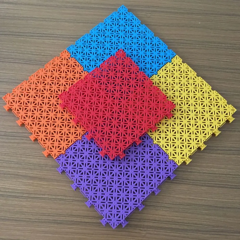 High Quality Soft PP Outdoor Kindergarten Flooring Plastic Floor Tiles for Kindergarten/kids Playground