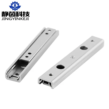 Exquisite Mini Slide Linear Track 304 Stainless Steel High Precision Customizable Limit Rail No Shaking Furniture Hardware