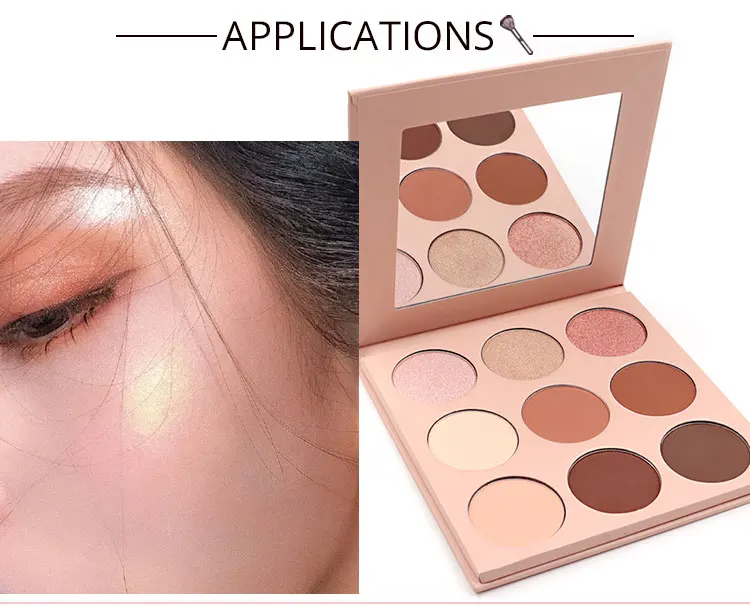 9 Colors Contour and Highlighting Powder Foundation Palette Contouring Makeup Palette