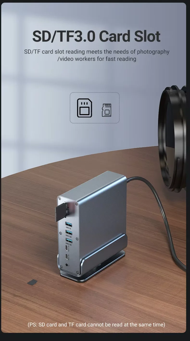 Chinese factory supplier supply  Mst Triple Display Usb C Hub Dual Hd 4k Dp Hub Usb C 10gbps 16 In 1 Laptop Type C Docking Station - Buy Usb C Docking Station 15 In 1 Usb C Hub 15 In 1 Usb C Hub Docking Station Type-c To