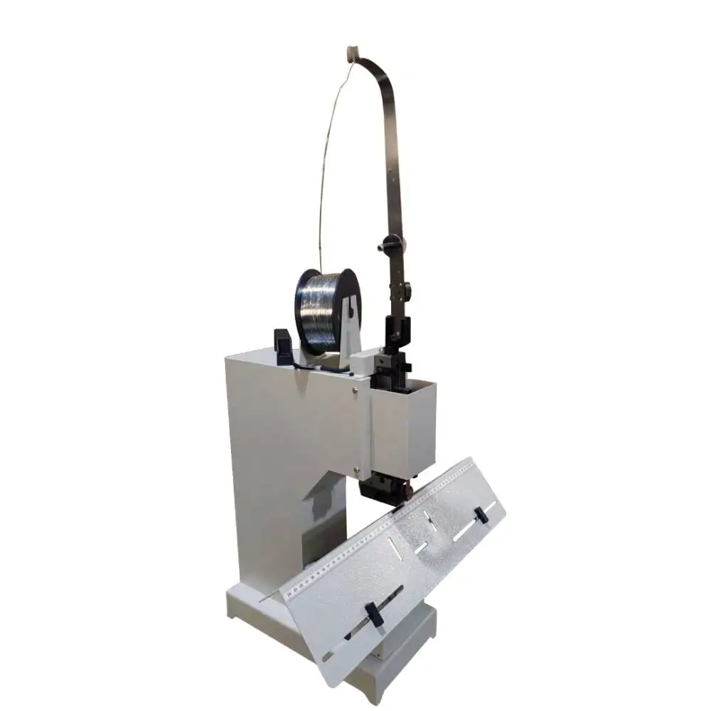 Sysform Wholesale WS-601 Desktop Single Head M2000 Header Wire Stitching Machine Book Sewing Machine for Printing Shop