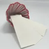 38*110mm blanc avec papier blanc