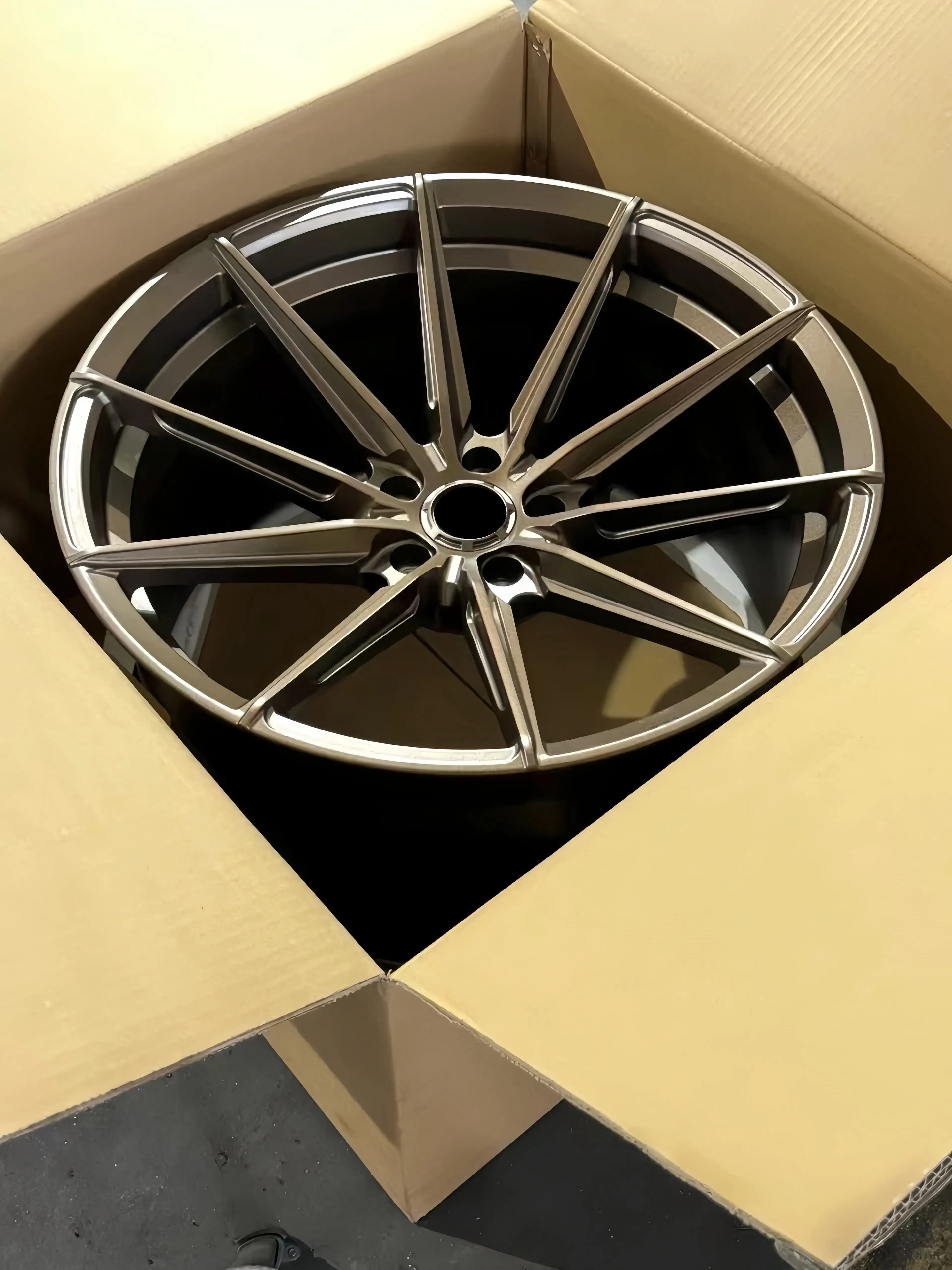 XINLAI Hot Sale 1 Piece Deep Concave Forged Brushed Polished 5x120 5x112 5x114.3 18 19 20 21 22 Inch Wheel for Racing Car Wheel - Image 6
