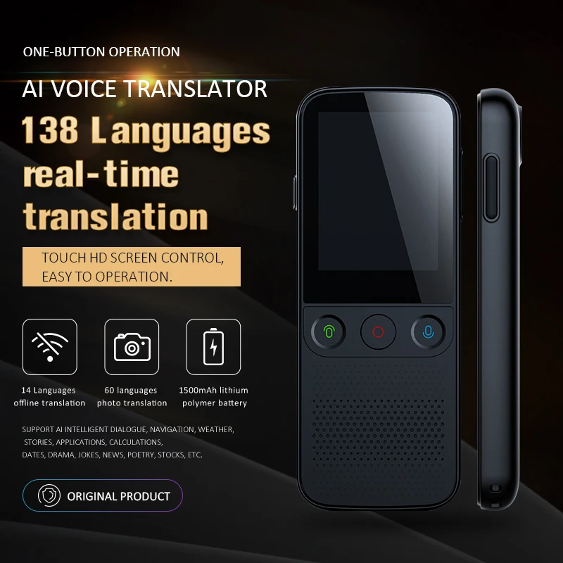 Smart Voice Language Translator T10 PRO 138 Online Language Translation 14 Offline T10pro Wifi Translator Device