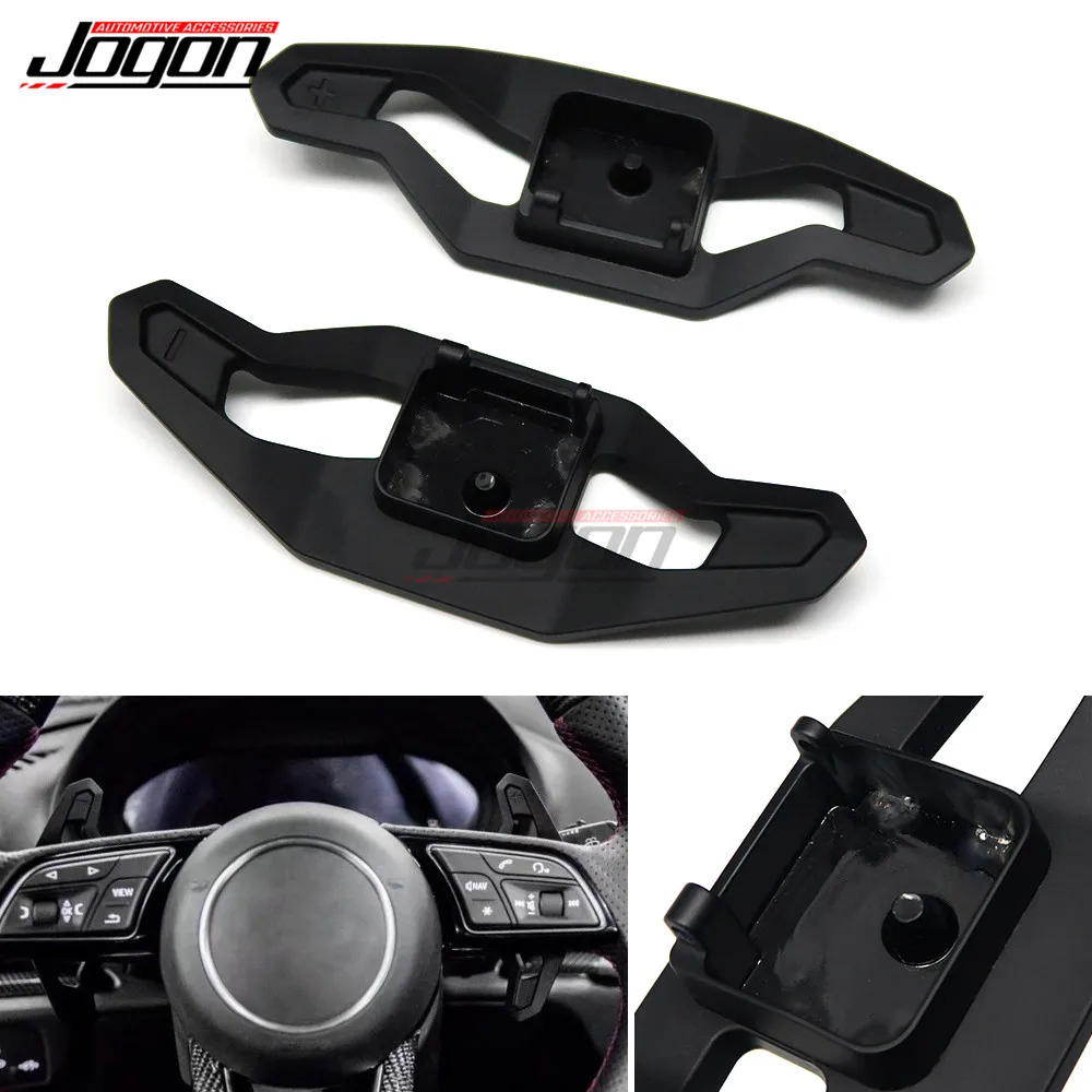 Car Replace Steering Wheel Paddle Shifter For Audi Q5 Q7 TT TTRS R8 A3 S3 RS3 A4 A5 S4 S5 RS4 RS5 B9 PA A6 A7 C8 A8 D5 Q3 E-TRON