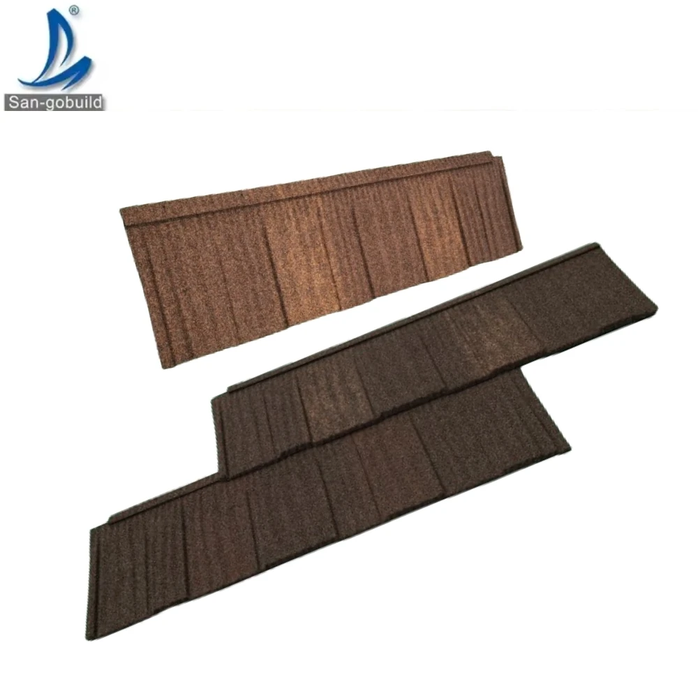 Hidden Fastener 1320*370mm Shake Pro Type Alu-zinc Roofing Sheets Price Roofing Tile Bond Stone Coated Metal Steel Roofing
