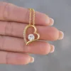 Golden necklace-copper
