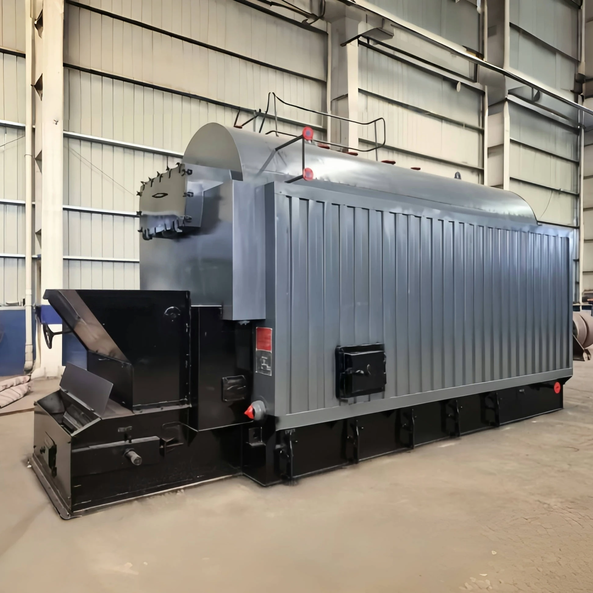 Automatic Feed Biomass Pellet Steam Generator Wood Fired CE Biomass Steam Generator Four Pass Horizontal Boiler