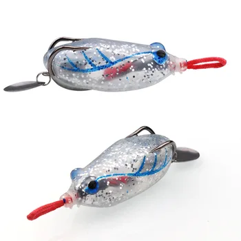 Thunder Frog Blackfish Kill Modification Simulation Lure Bait Thunder Frog Sheet Blood Groove Hook Thorn Head Sequin – Hooks – view 4