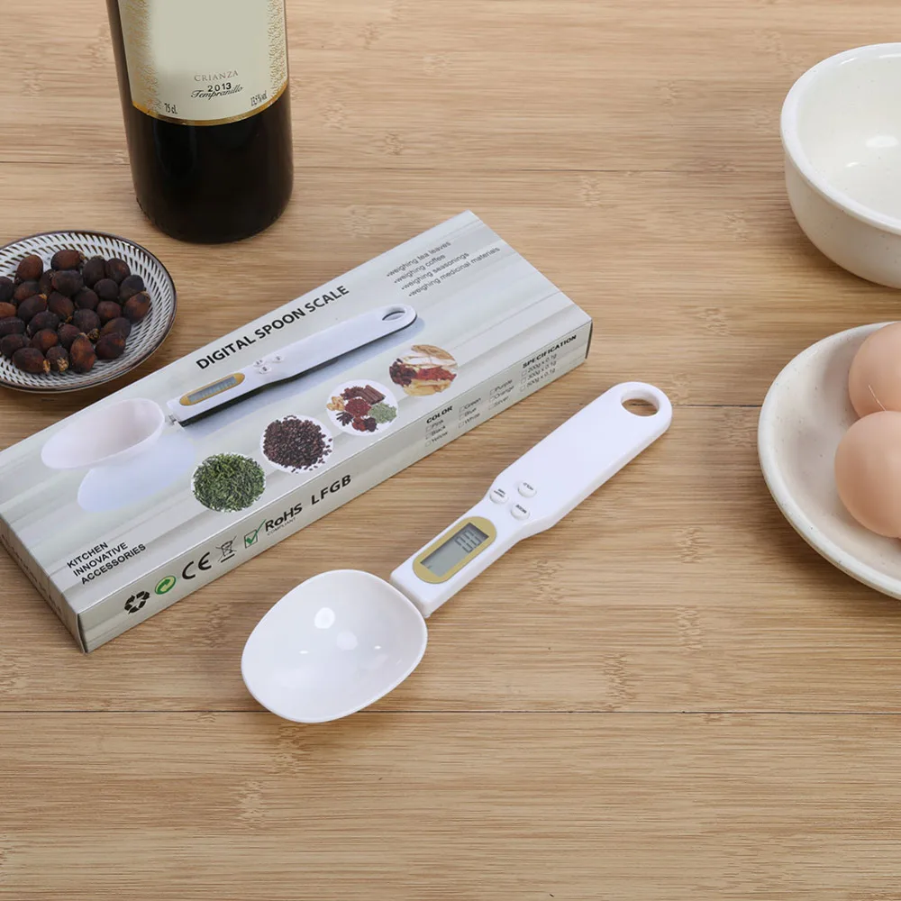 500g/0.1g Precise Digital Measuring Spoons kitchen Kitchen Measuring Spoon Gram Electronic Spoon With LCD Display Kitchen scales