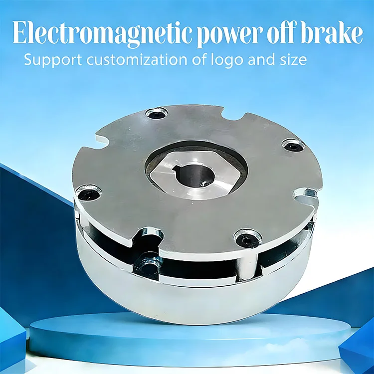 Tianji Hot Sale 24V DC Electromagnetic Engine Brake with Power-off Function Industrial Use High Torque 1.5 Year Warranty 3kg New