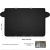 Black+silver-coated+frosted zipper bag