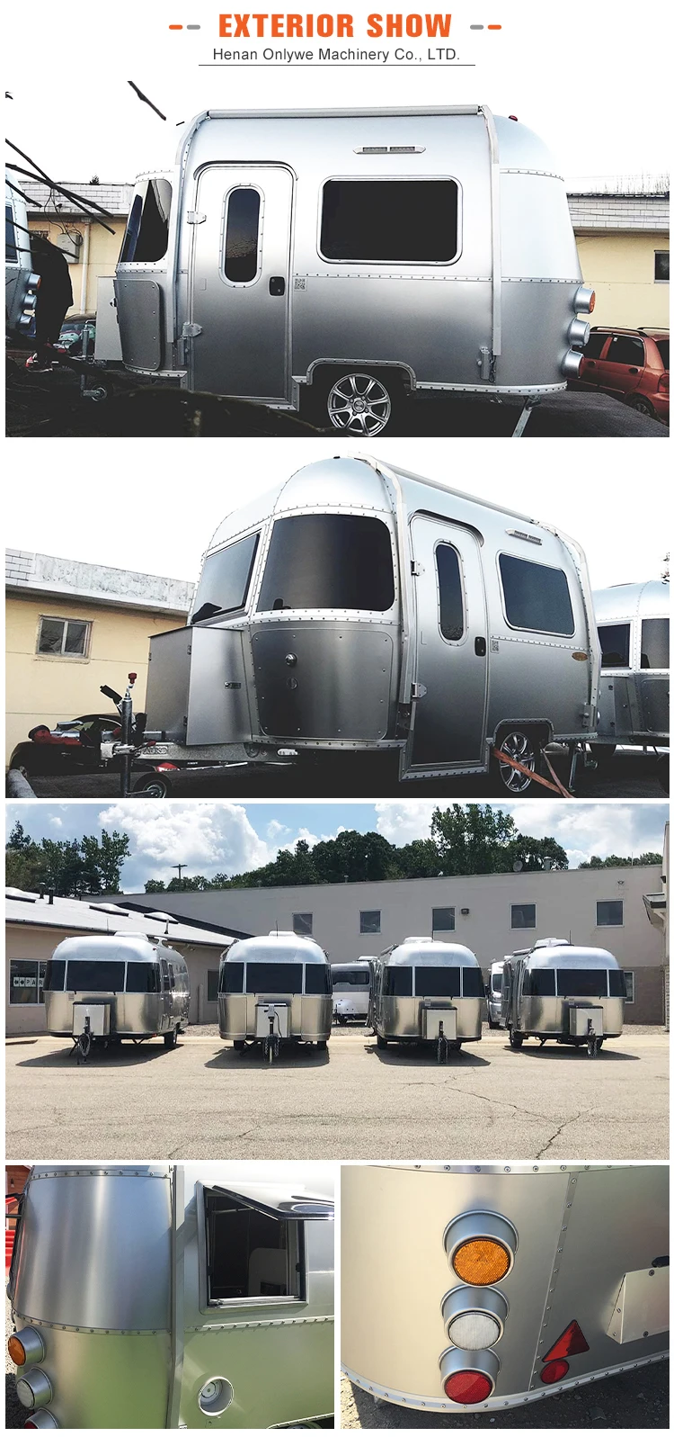 Onlywe Custom Airstream Off Road Rv Motorhome Camper Trailer Caravan