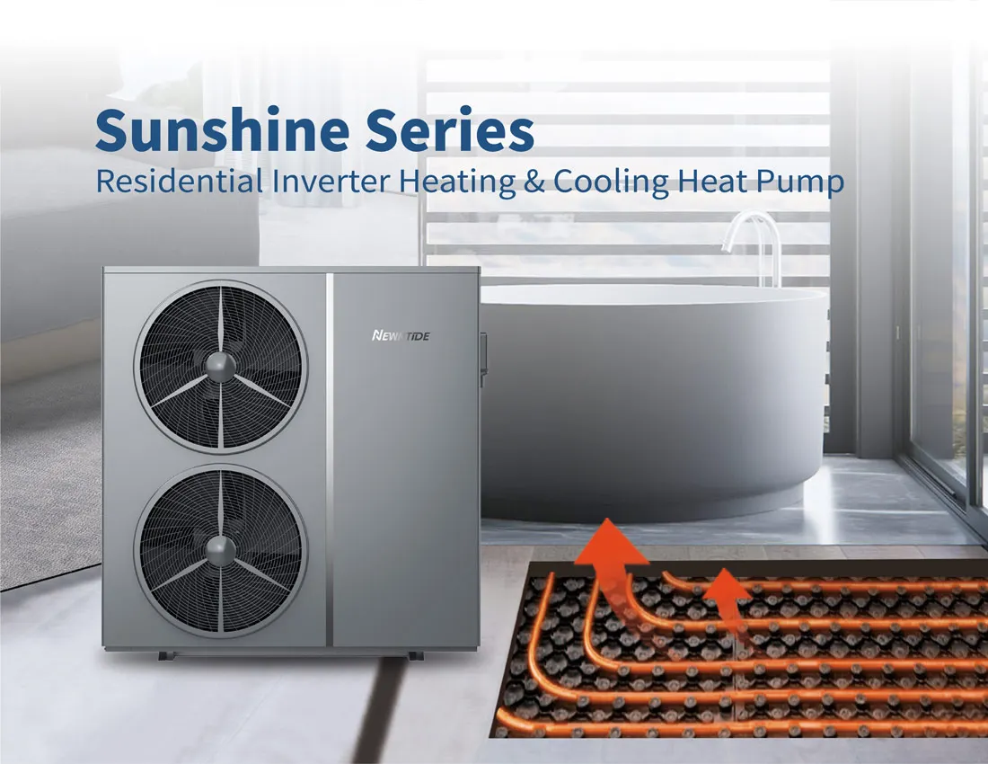 R32 12kw Residential Heating And Cooling + Dhw Heat Pump Newntide New