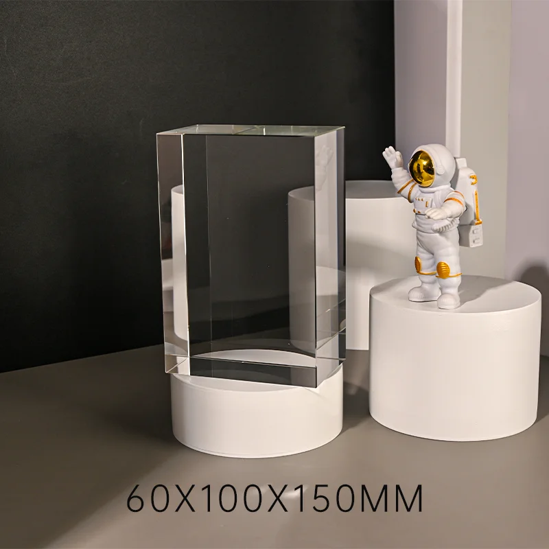 product shining wholesale 60100150mm 3d laser crystals photo crystal cube engraving blanks for crafters-2