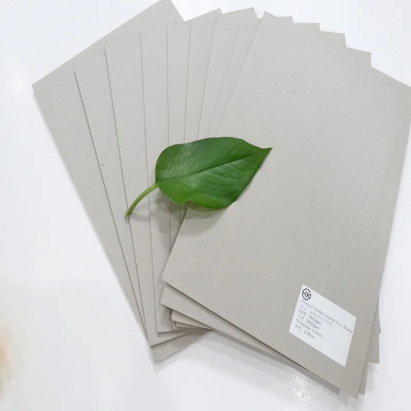 Cardboard Sheet 1mm kappa Board Paper Manufacturer Raw Rolling Paper Gray Board Gray Paper for Advertising