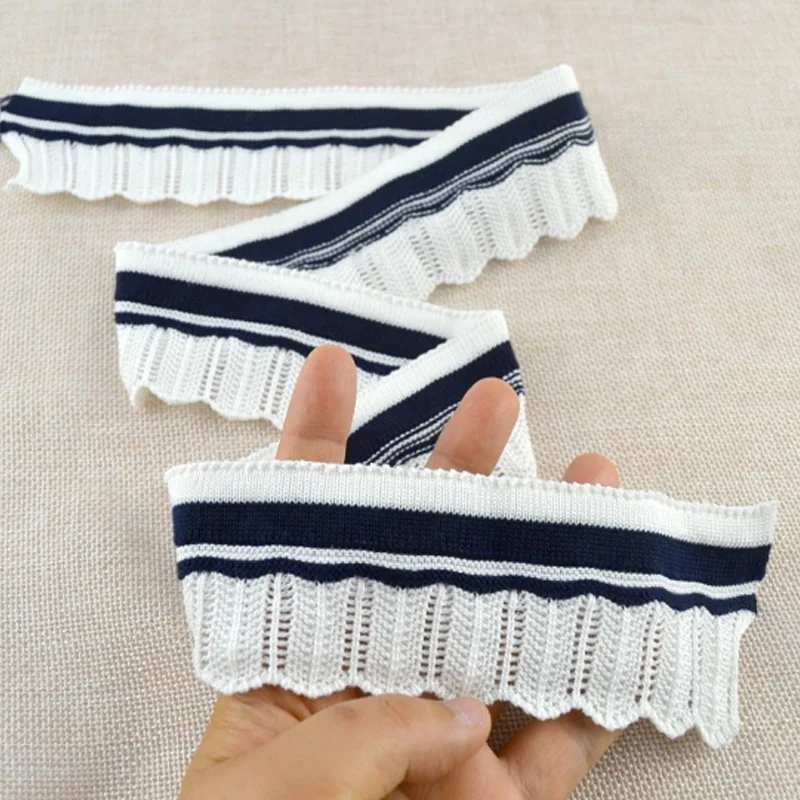 
Новинка жаккардовые полые ребристые манжеты воротник свитер вязаная нить Женская одежда Аксессуары «сделай сам» 