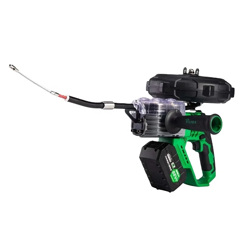 New CX-8010 Lithium Cordless Stringing Machine Cable Automatic Wall Lead Wire Electric Rechargeable Threading