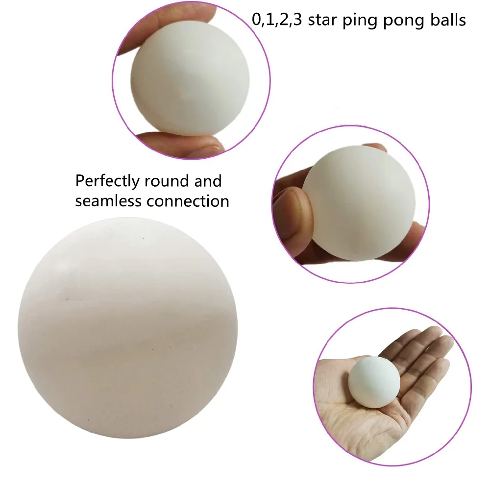Оптовая продажа с завода, новый материал, хорошее качество, профессиональный мяч для настольного тенниса ABS 40 мм + 3 звезды, мяч для пинг-понга на заказ