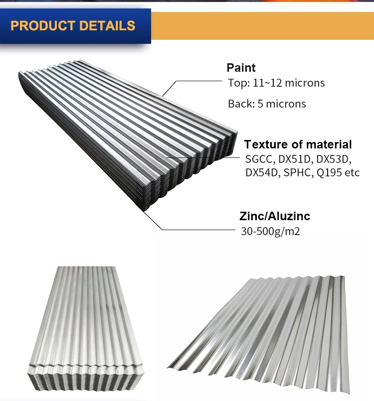 Hot selling 0.6mm thick Color Coated Surface Treatment Metal Roofing Sheets With Low Moq Quantity for makeshift house