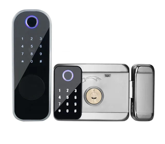 Grade C Lock Cylinder Smart Door Lock with 2 Years Warranty and 30-90mm Door Thickness