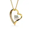 Gold Necklace + Card Gift Box