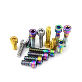 Anodized Colored M3 M4 M5 M6 M7 M8 M10 Bicycle Motorcycle Titanium ...