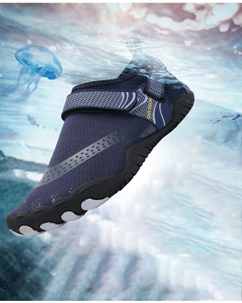 Anti Slip 5 Fingers Seaside Ocean River Kayaking Creek Shoes Quick Dry Barefoot Wading Swim Water Sport Beach Aqua Shoes