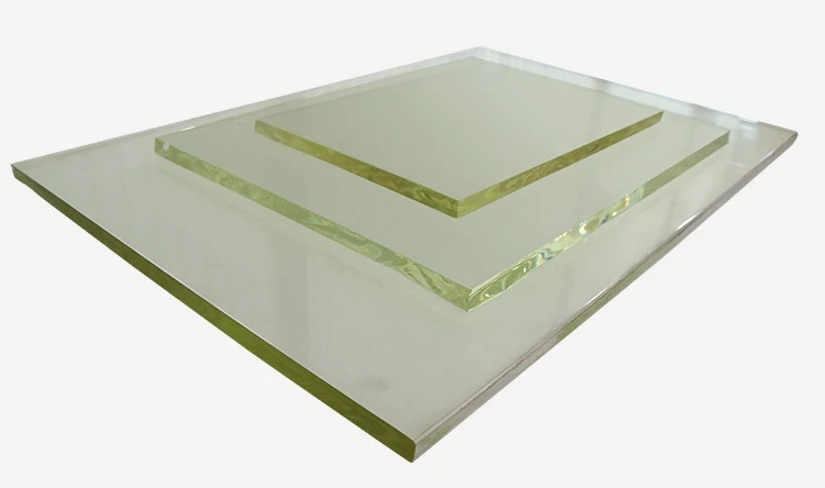 Hospital X-ray protection lead glass