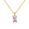 18K gold (March aquamarine)