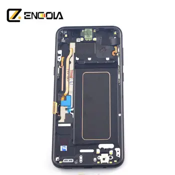 Original AMOLED LCD For Samsung Galaxy S8 Plus G950F G955F LCD Display With Frame Touch Screen Assembly Replacement LCD