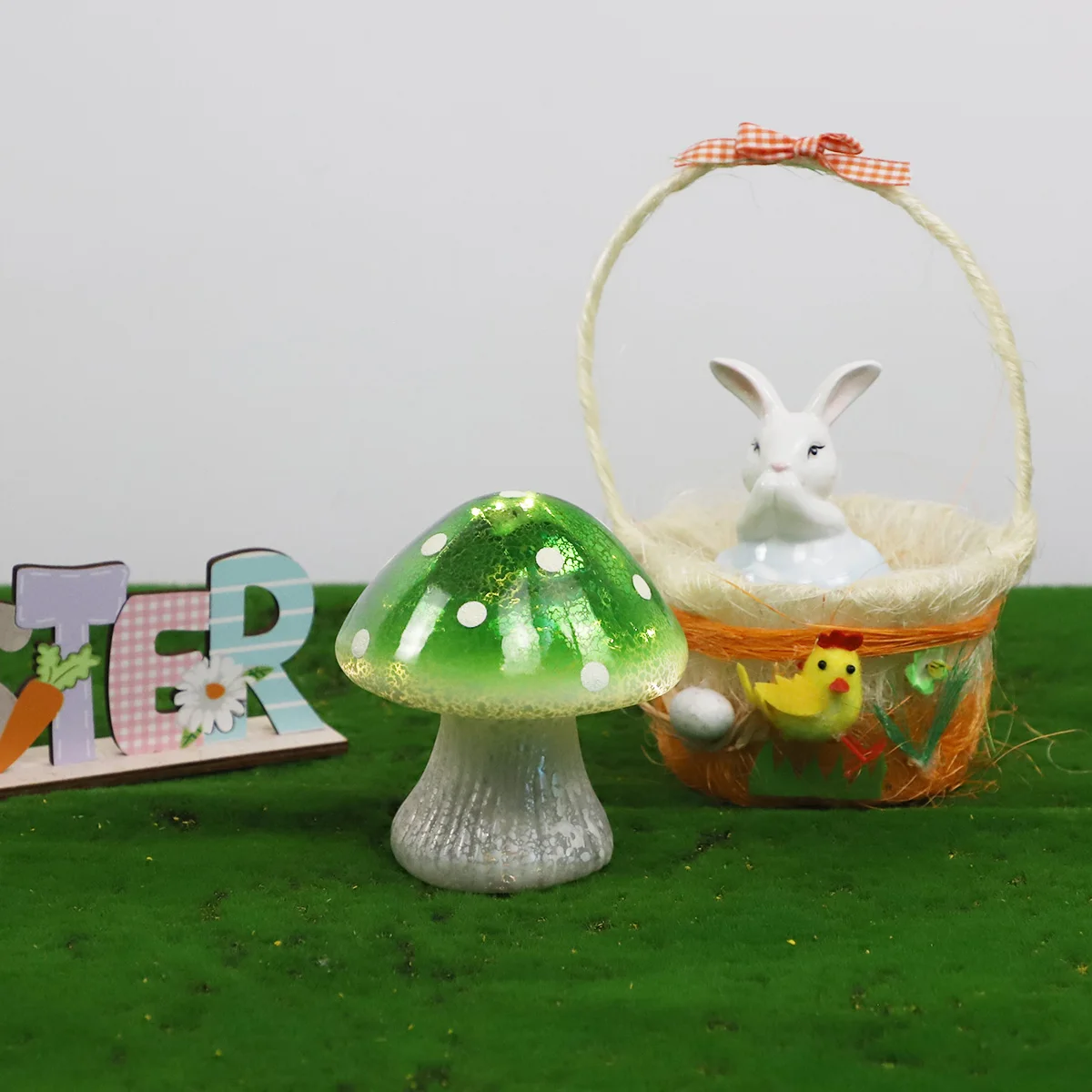 New Design christmas Mushroom Glass Ornaments For Christmas Tree Decorative Party Gifts Home Decorations