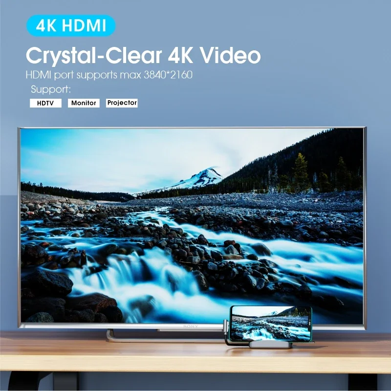 Chinese factory supplier supply  8 In 1 Type C Dock For Dex 4k Hdtv Sd Tf Card Reader Usb3.0 8 Ports Usb C Hub Docking Station - Buy 8 Port Usb Hub estacion De Acoplamiento 8 En 1 Usb C Multi Port Expander Type C Hub usb C Hub 8 Port