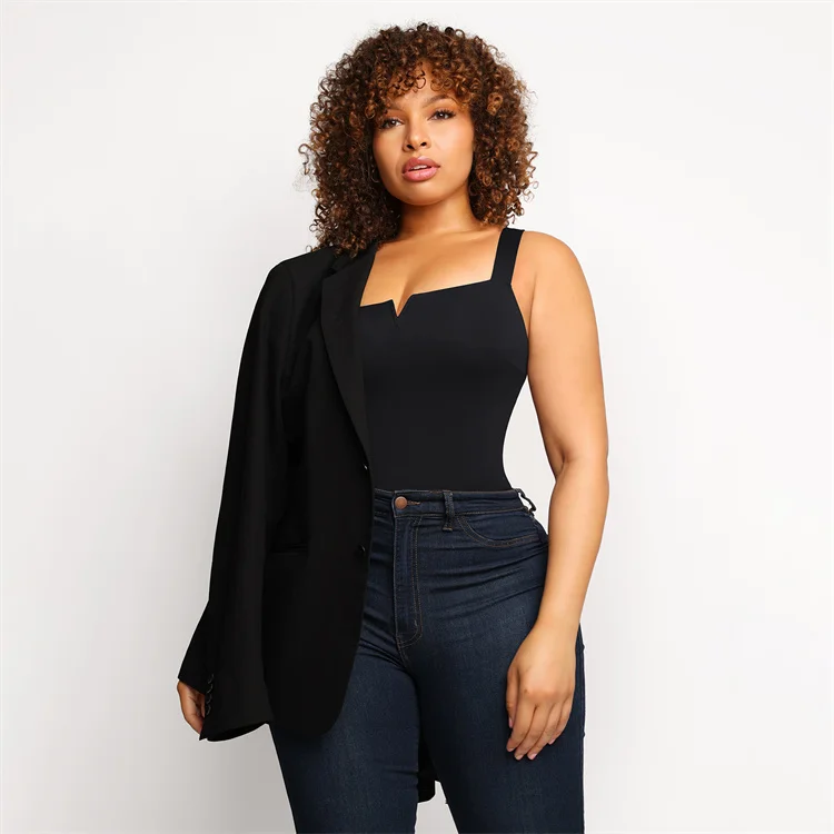 KIRYU BBL Stage 2 Fajas Colombianen Butt Lifter Shapewear Bodysuit voor Vrouwen Buikcontrole Postoperatie Kledingstuk Body Shapr, Zwart, L