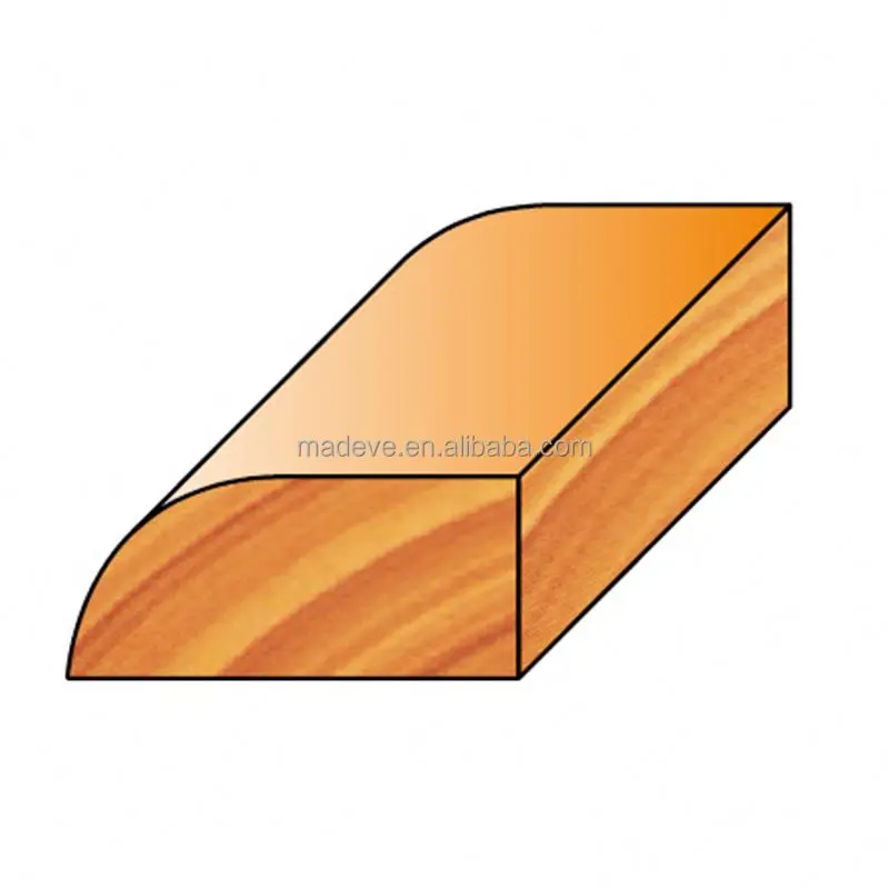 Tideway Customized 4T Wood Spindle Moulder Cutter Corner Round Grooving Cutter Shape Milling Cutter for Spindle Moulder Machine