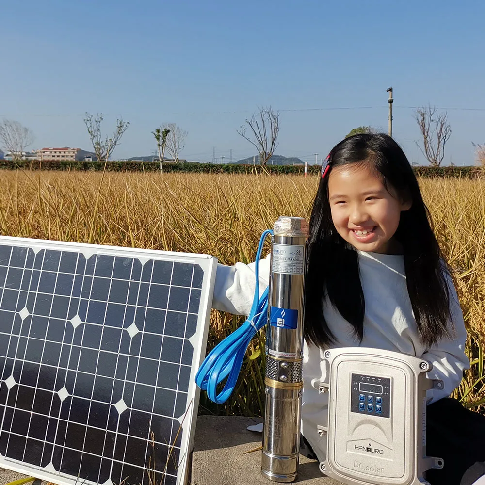 Лидер продаж DC Солнечная энергия погружной водяной насос с