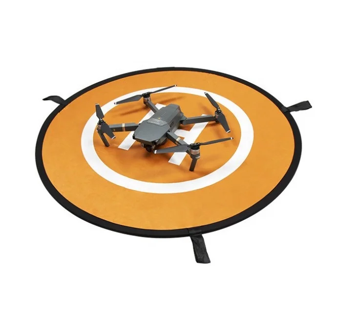 Custom Logo Labeling Service Fast-fold 55CM 75CM 90CM 110CM Foldable Double-sides  Waterproof Drone Landing Pad