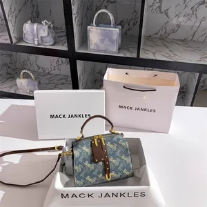 Women's Vintage Carriage Blue Messenger Bag Fashionable Casual Shoulder Bag Zip Closure Single Handle PU Material Summer Use