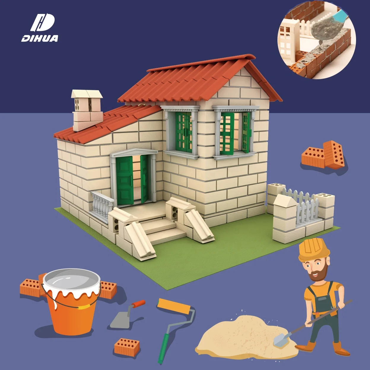 LULUFUN Set Blocchi Costruzione Villaggio Globale - 2336 Pezzi, Modello Architettonico, Regalo Per Adulti E Ragazzi