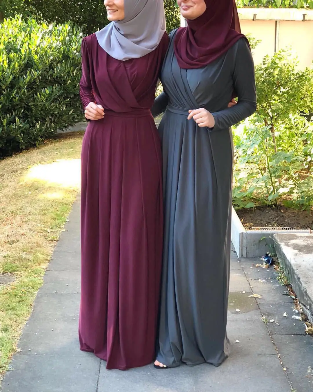 New Islamic Clothing Muslim Abaya Mujer Latest Plain Pleated Design Casual  Muslim Dress Maxi Long Robe Muslim Abaya