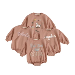 Global Hot Sale Organic Baby Products Casual Wear Resistant Not Pilling Children's Crawling Clothes Autumn Baby Rompers