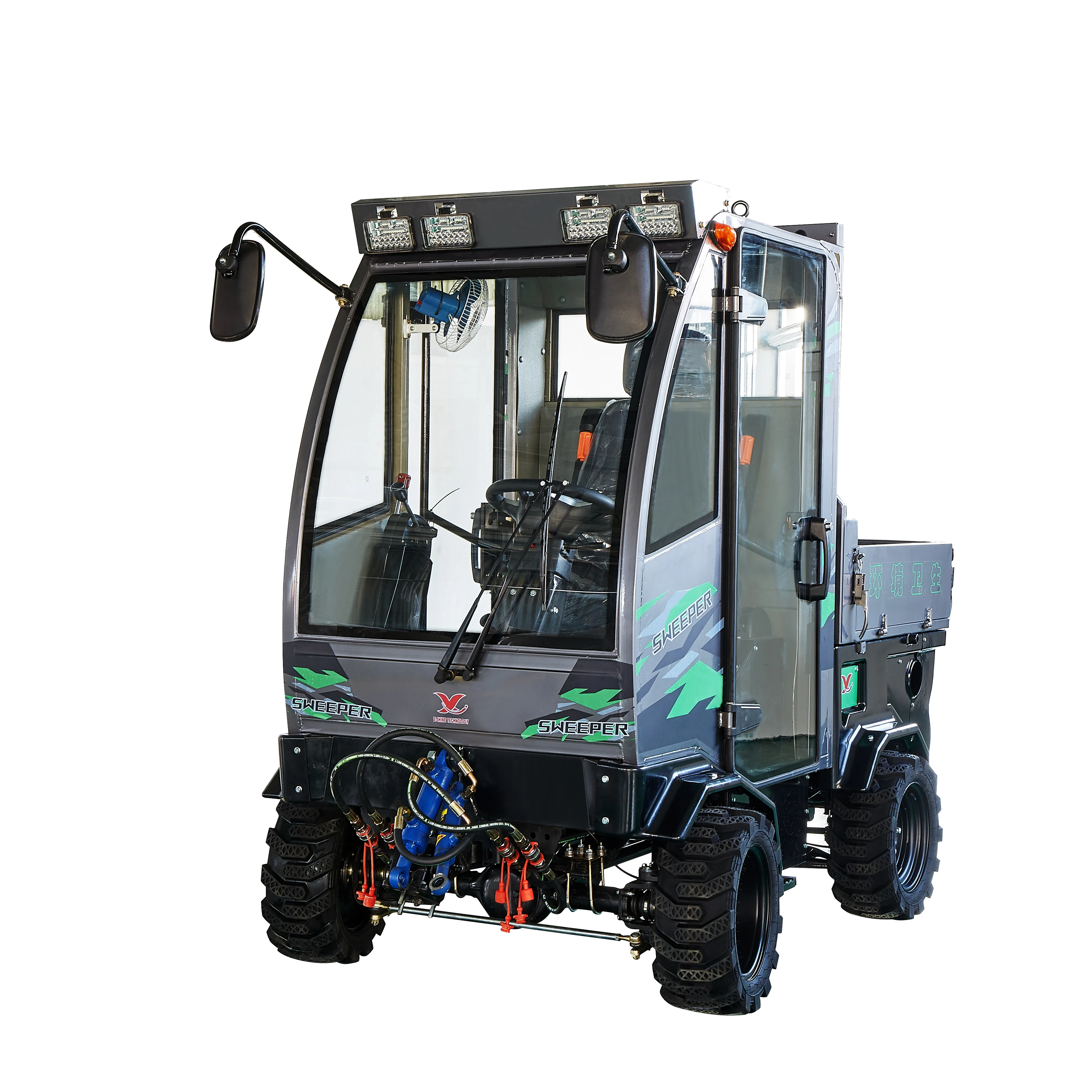 Четырехколесная многофункциональная передача для езды по снегу снегоуборочной