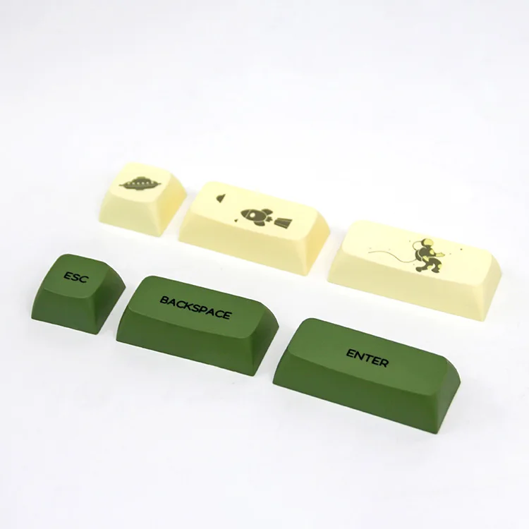 Prosub Sublimation Blanks Custom 68 Keycap PBT Standard Key Caps for Mechanical Keyboard Cherry Keyboard Keycaps