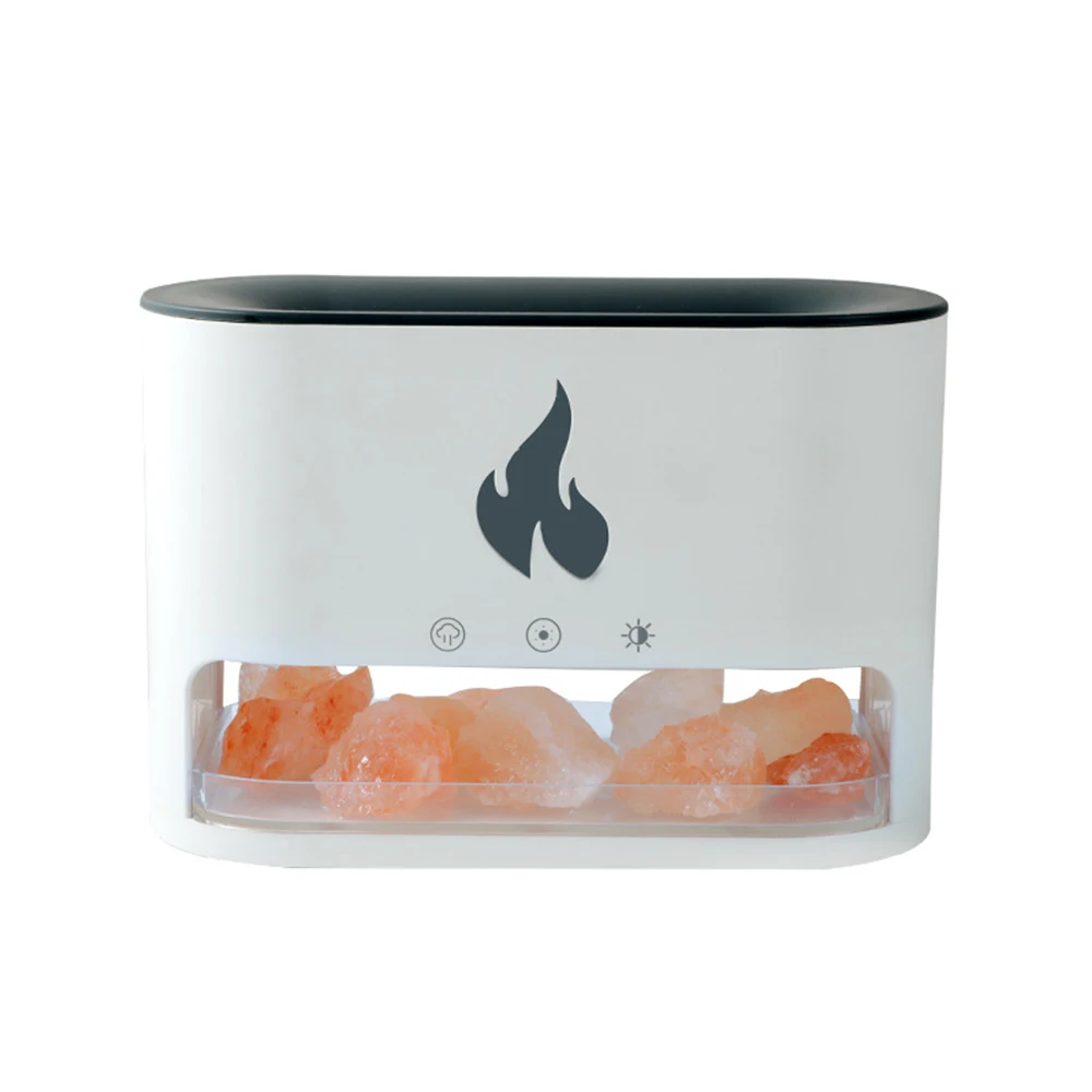 Home Desktop Office Simulation Flame Humidifier Volcano Diffuser lava Aromatherapy Machine