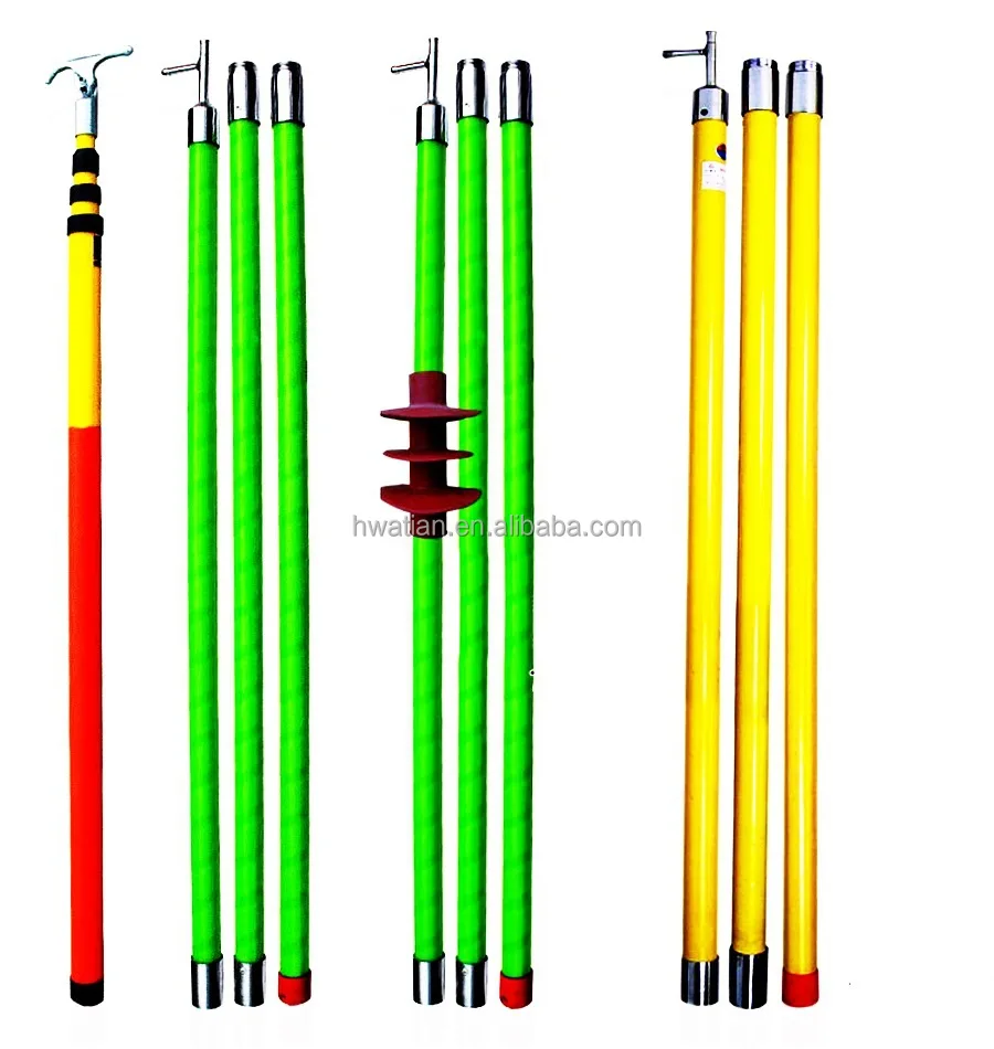 FRP Fiberglass Telescoping switch and disconnect sticks /electrical hot sticks