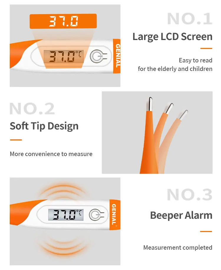 Genial T15sc Manufacturer Hospital Use Home Use Oral Thermometer