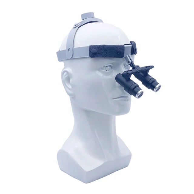CE Approved FD-501K-1 Upgrade Version 4X 5X 6X One-way Screw Thread Medical Loupes Magnifier with Glass Frame and Headdband