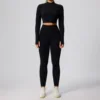 Coat and long pants-black
