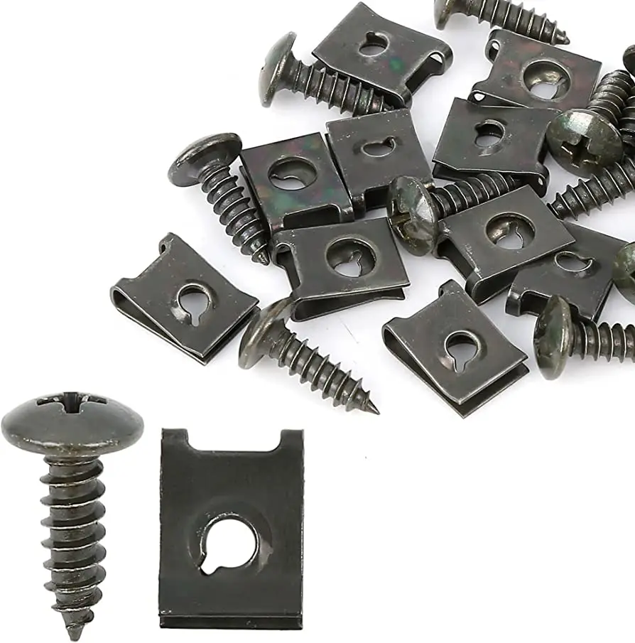 Custom Metal Stamping Spring U Shape Clip Metal Hanger with Clip