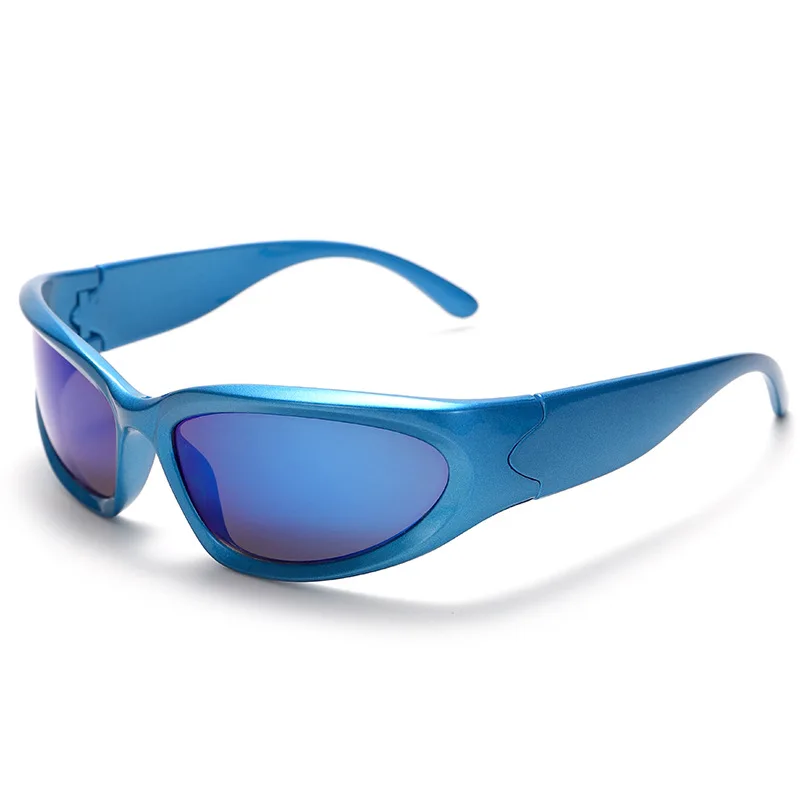 Trendy Sport Y2k Square Sunglasses Women Moon Sun Glasses Fashion Outdoor  Cycling Sense Colorful Shades Aesthetic Eyewear